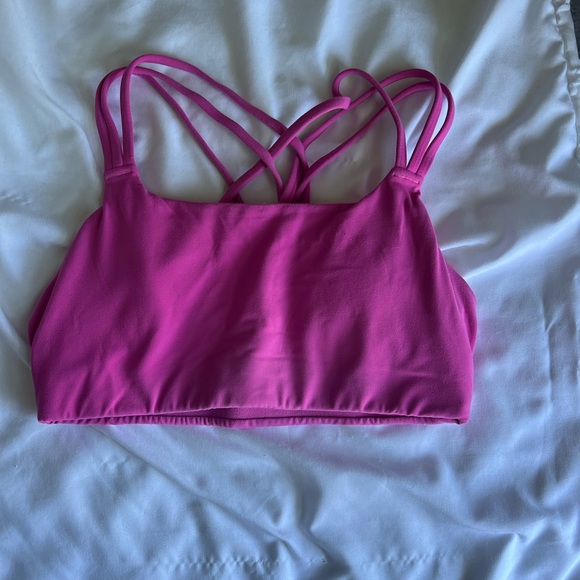 Athleta Other - Athleta Pink Hyper Focus Sports Bra Size Small
